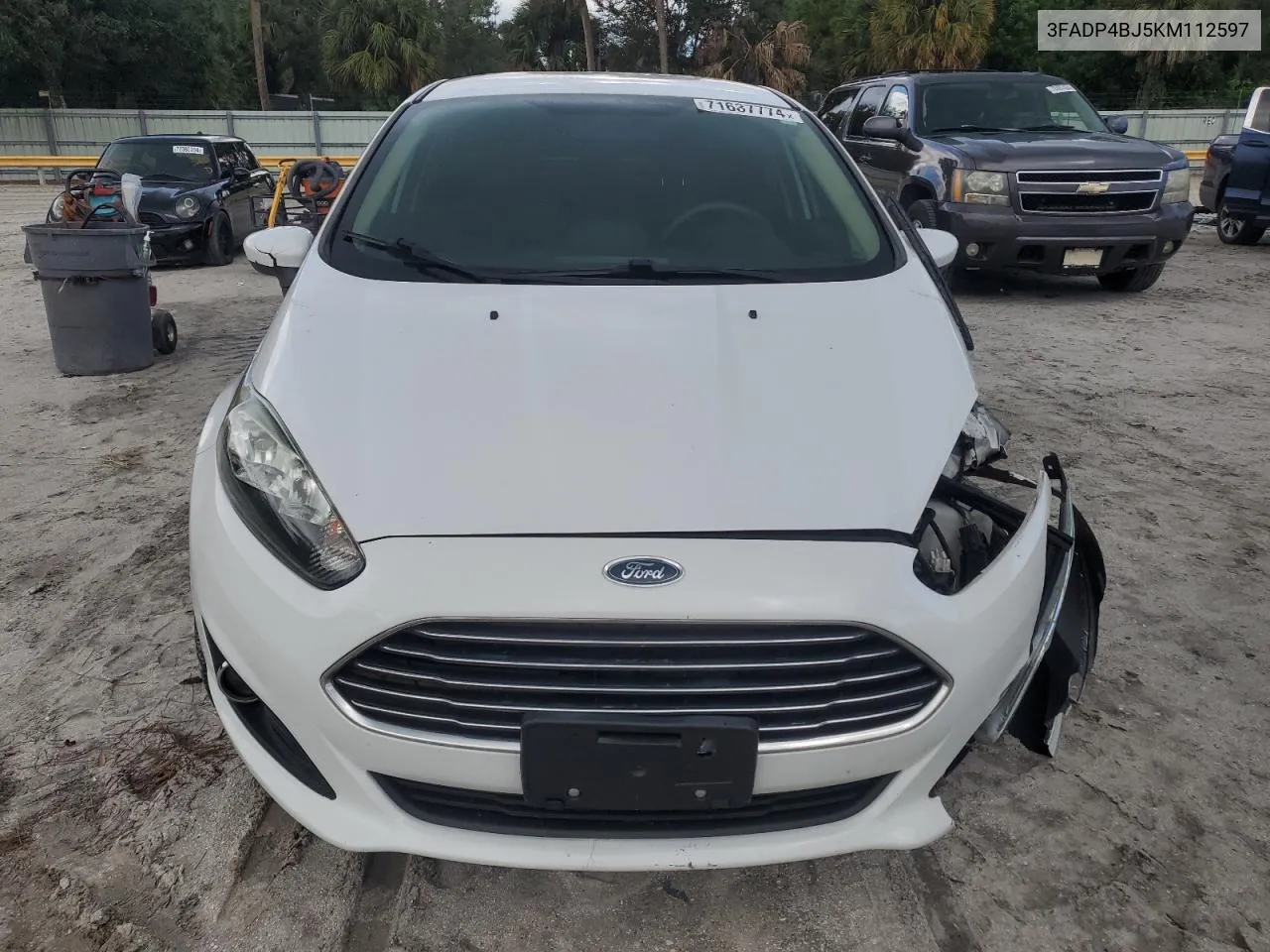 2019 Ford Fiesta Se VIN: 3FADP4BJ5KM112597 Lot: 71637774