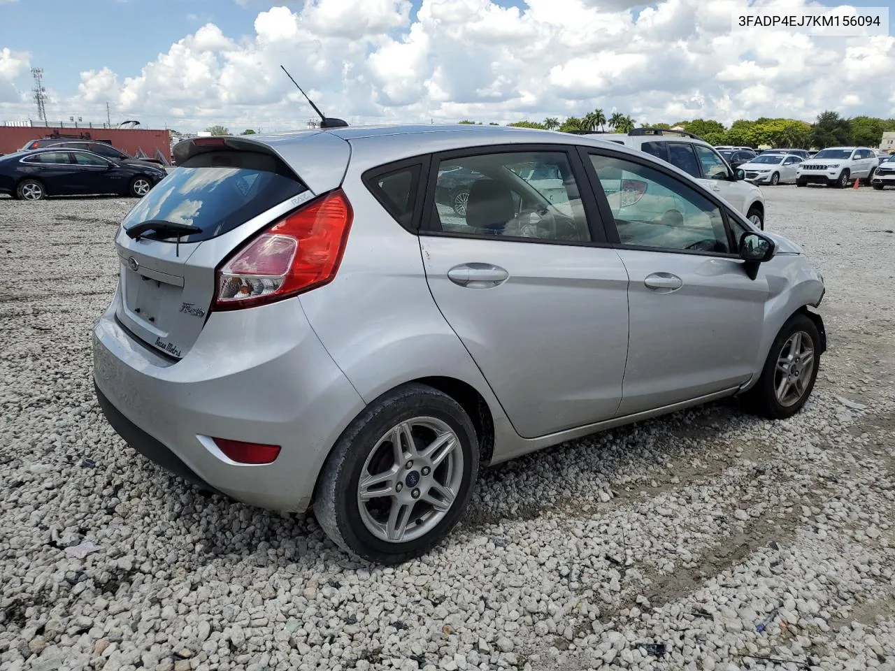 2019 Ford Fiesta Se VIN: 3FADP4EJ7KM156094 Lot: 71648744