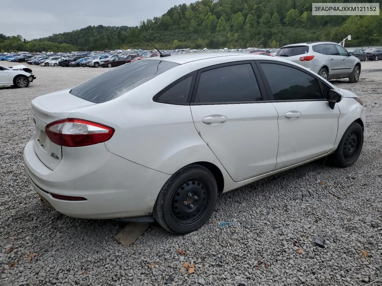 2019 Ford Fiesta S VIN: 3FADP4AJXKM121152 Lot: 71764894