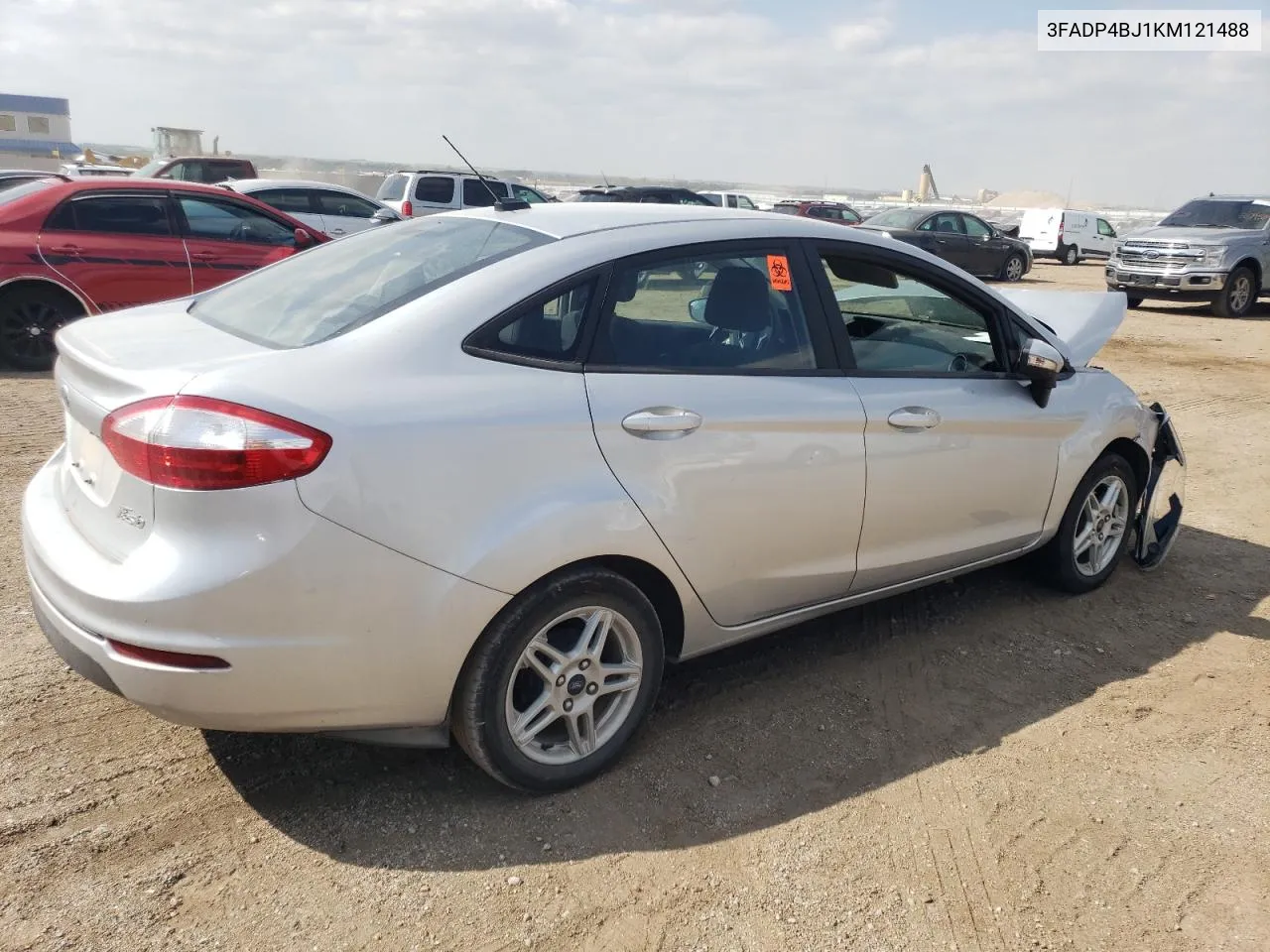 2019 Ford Fiesta Se VIN: 3FADP4BJ1KM121488 Lot: 72402364