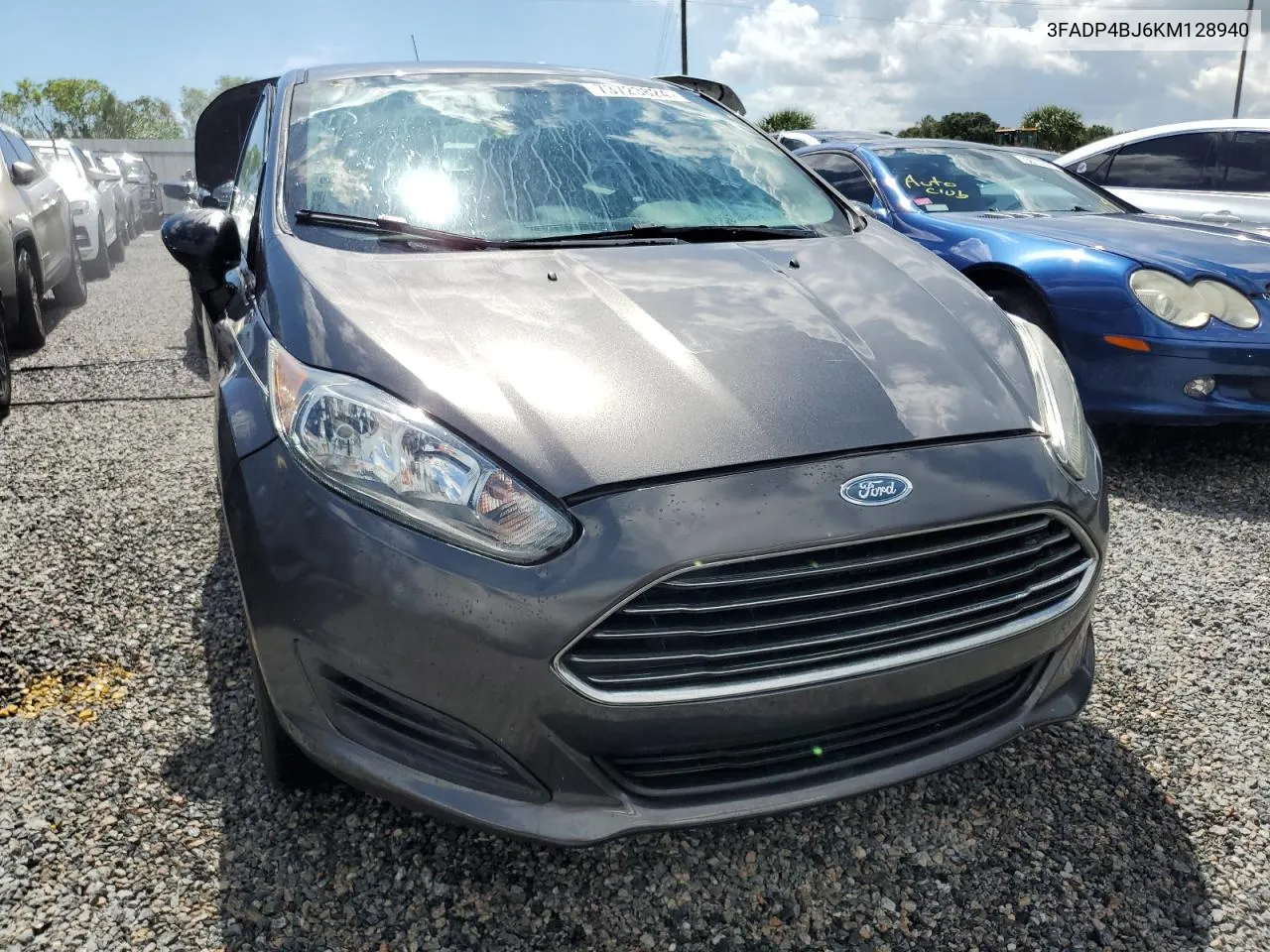 2019 Ford Fiesta Se VIN: 3FADP4BJ6KM128940 Lot: 73723824