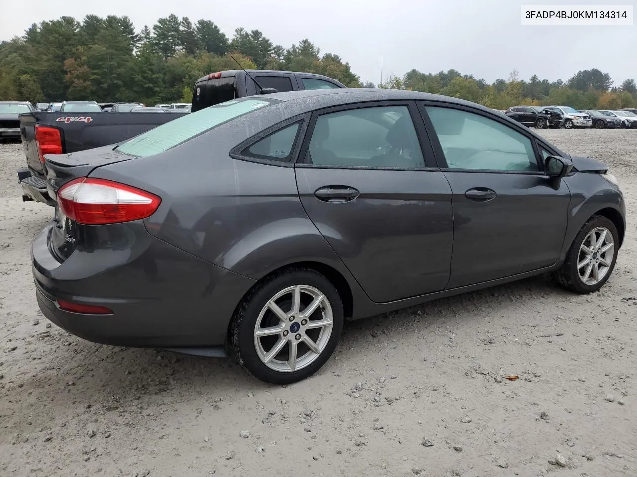 2019 Ford Fiesta Se VIN: 3FADP4BJ0KM134314 Lot: 73811944