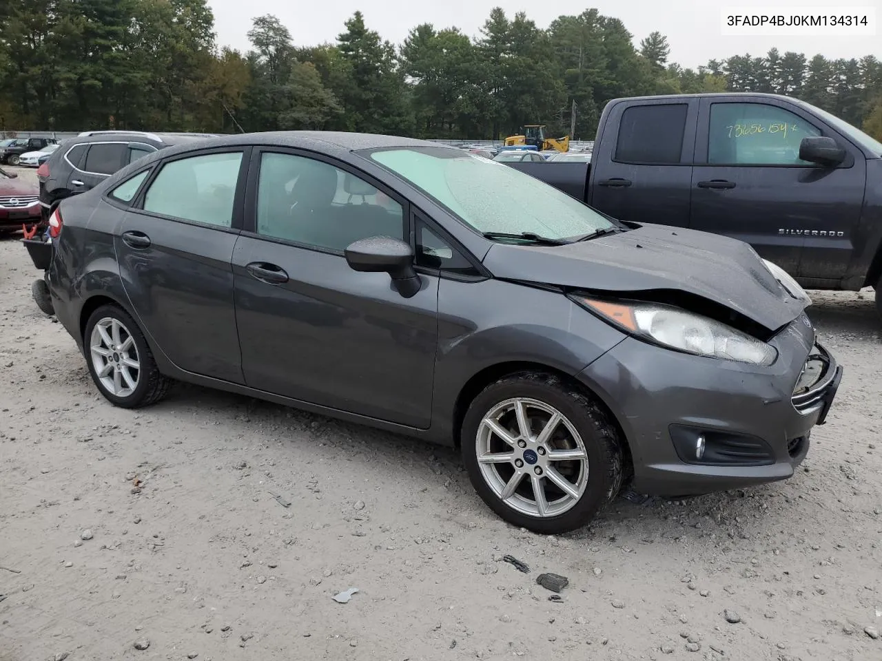 2019 Ford Fiesta Se VIN: 3FADP4BJ0KM134314 Lot: 73811944