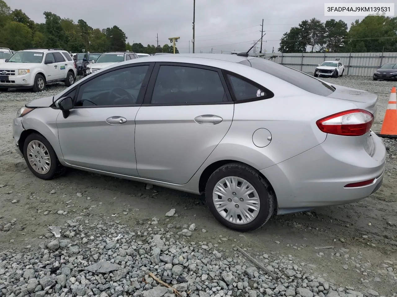 2019 Ford Fiesta S VIN: 3FADP4AJ9KM139531 Lot: 73976744