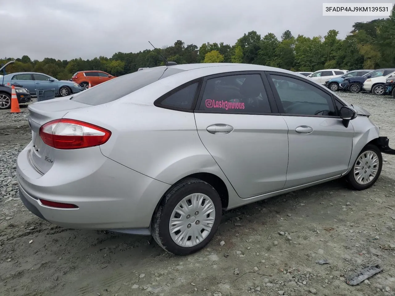 2019 Ford Fiesta S VIN: 3FADP4AJ9KM139531 Lot: 73976744