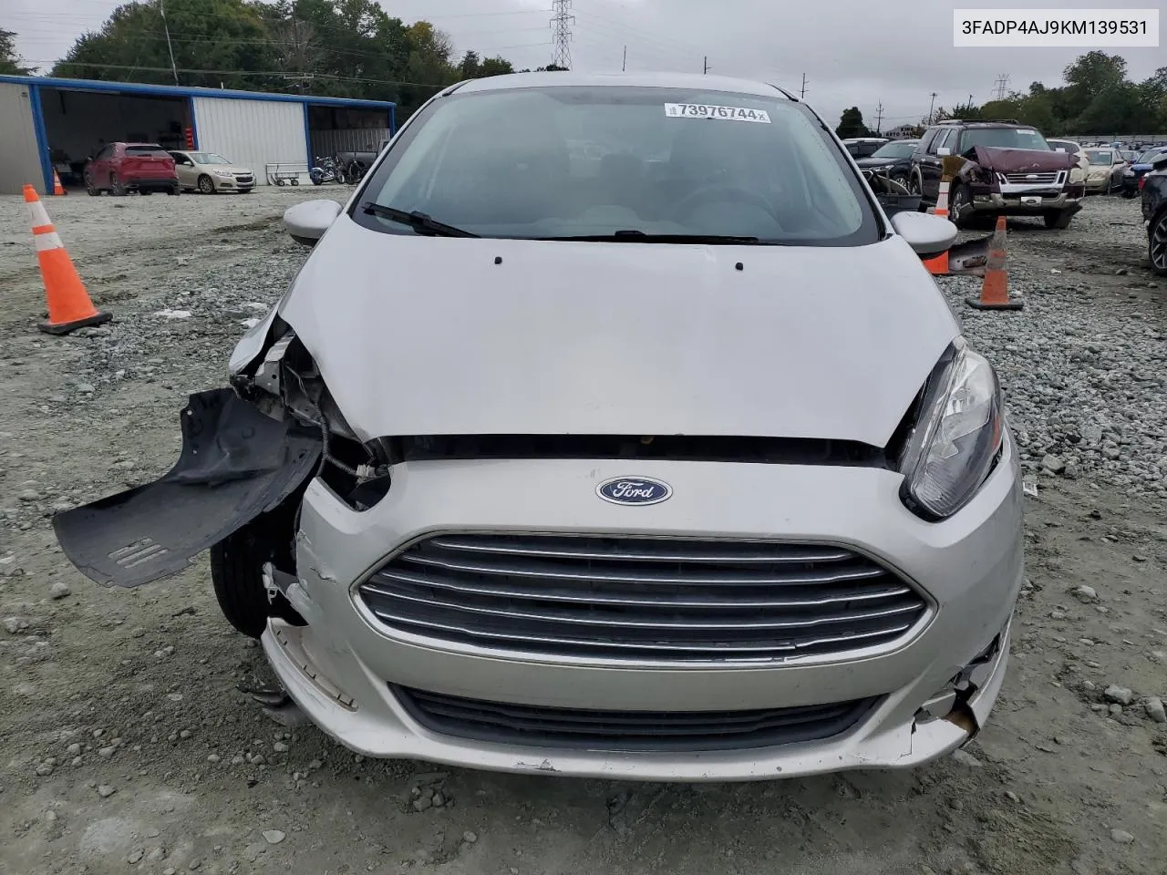 2019 Ford Fiesta S VIN: 3FADP4AJ9KM139531 Lot: 73976744