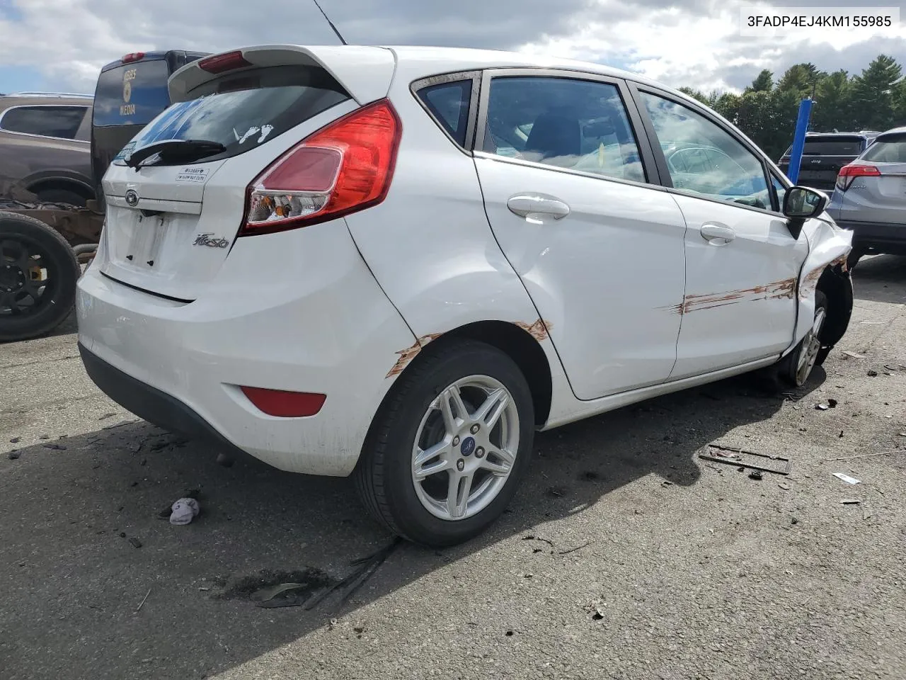 2019 Ford Fiesta Se VIN: 3FADP4EJ4KM155985 Lot: 74002424