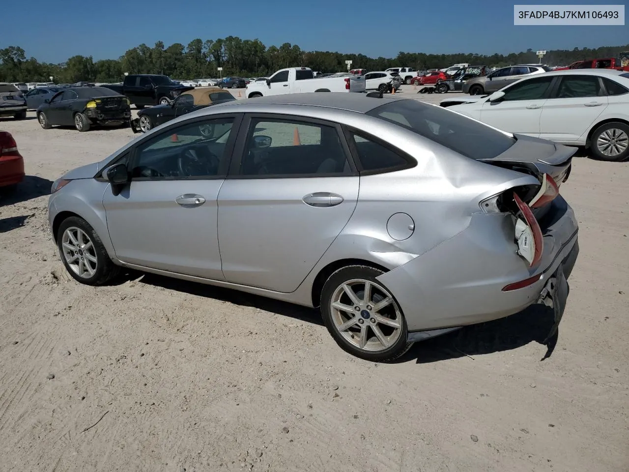 2019 Ford Fiesta Se VIN: 3FADP4BJ7KM106493 Lot: 74014844