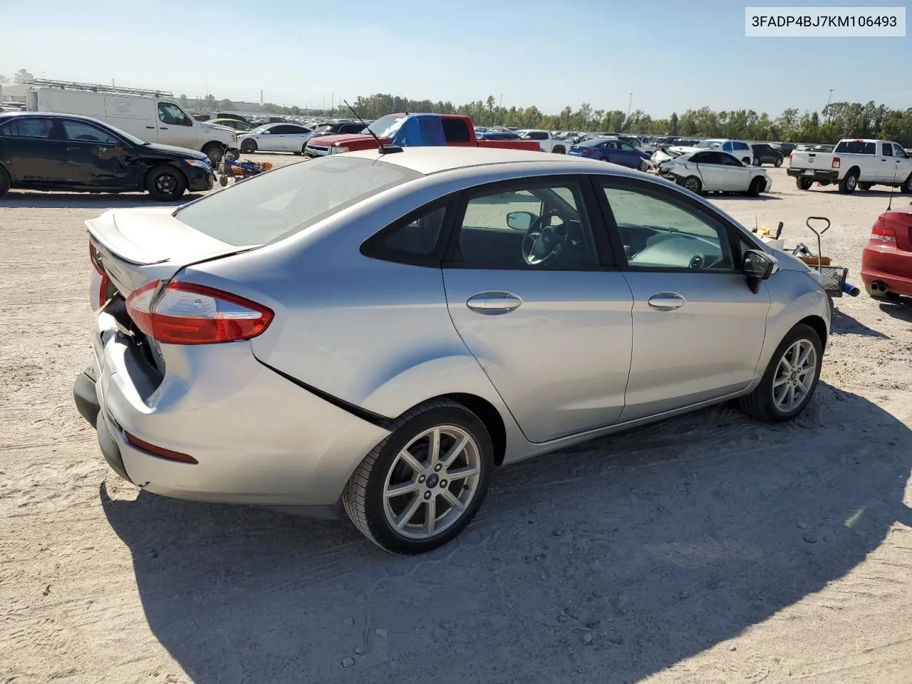 2019 Ford Fiesta Se VIN: 3FADP4BJ7KM106493 Lot: 74014844