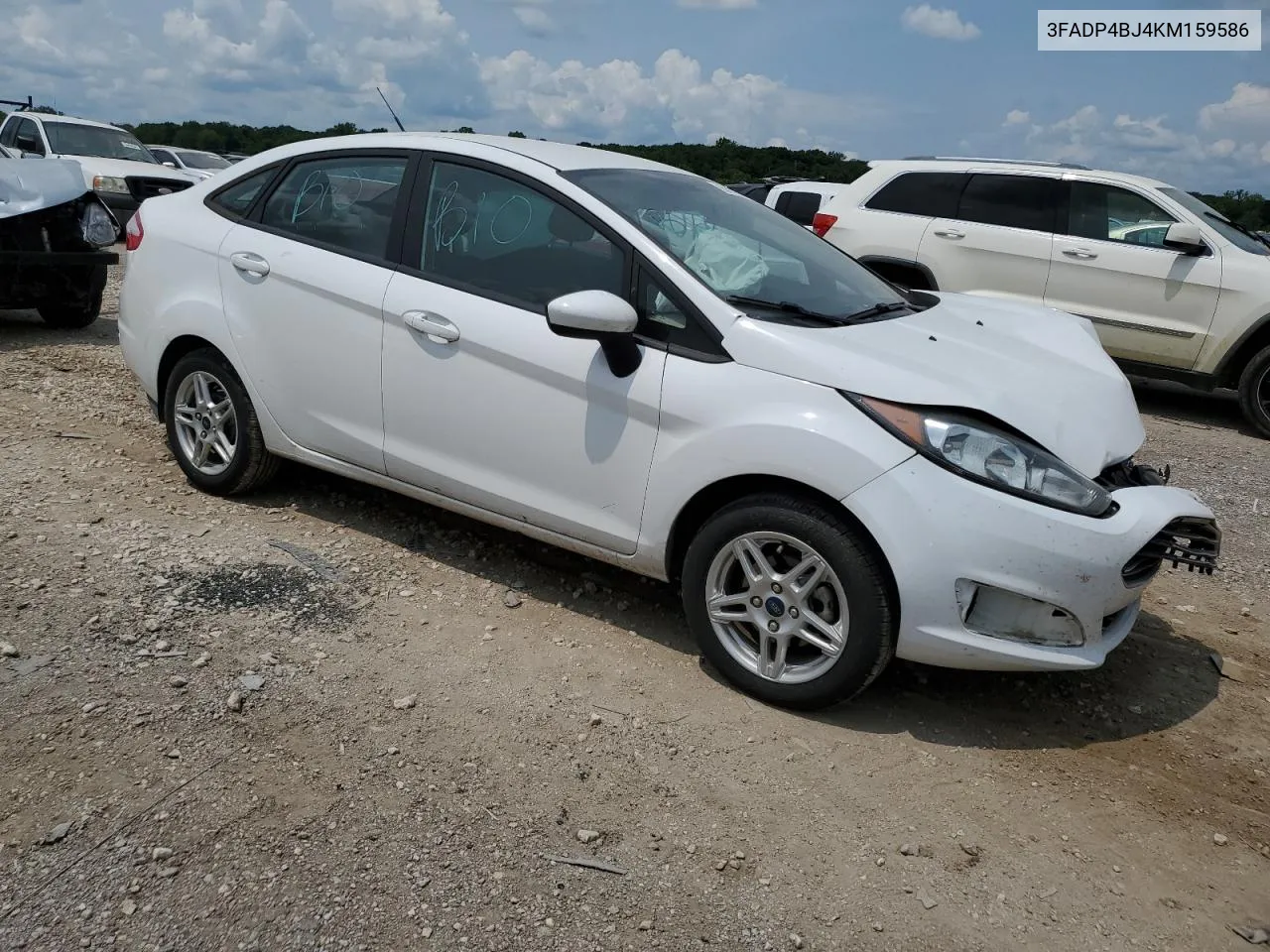 2019 Ford Fiesta Se VIN: 3FADP4BJ4KM159586 Lot: 74168194