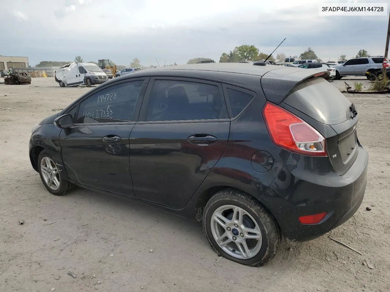 2019 Ford Fiesta Se VIN: 3FADP4EJ6KM144728 Lot: 74191674