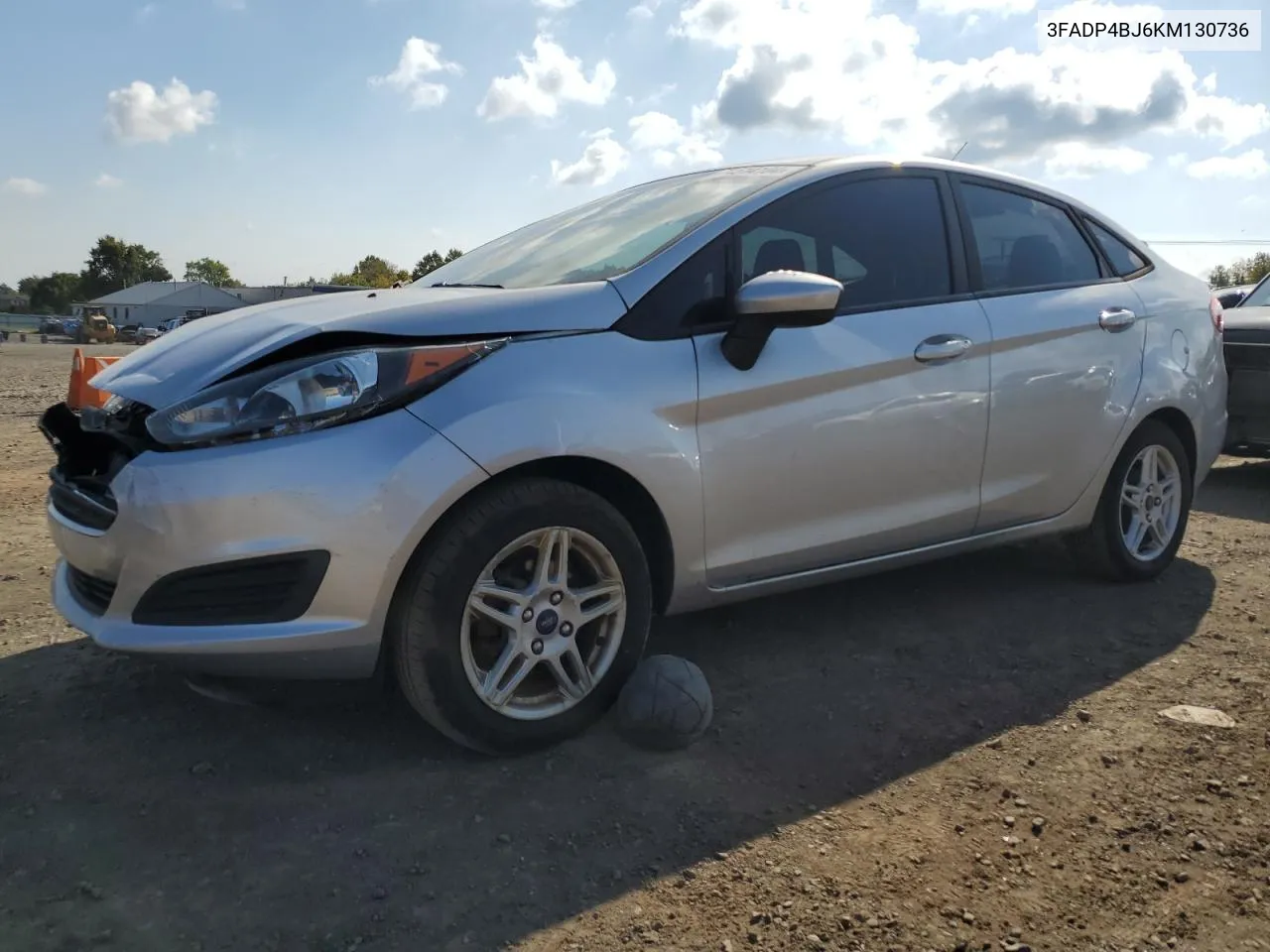 2019 Ford Fiesta Se VIN: 3FADP4BJ6KM130736 Lot: 74514104