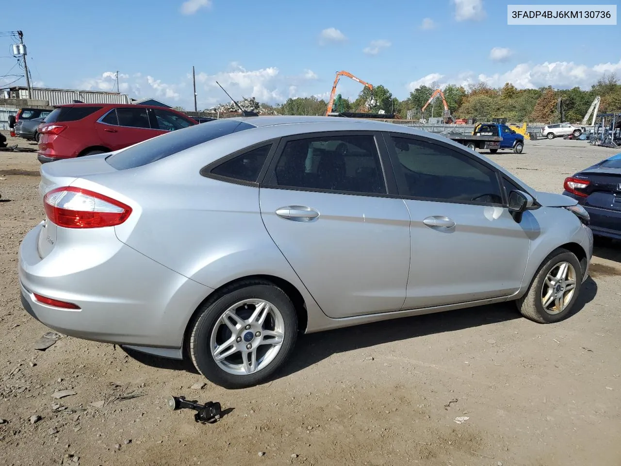 2019 Ford Fiesta Se VIN: 3FADP4BJ6KM130736 Lot: 74514104