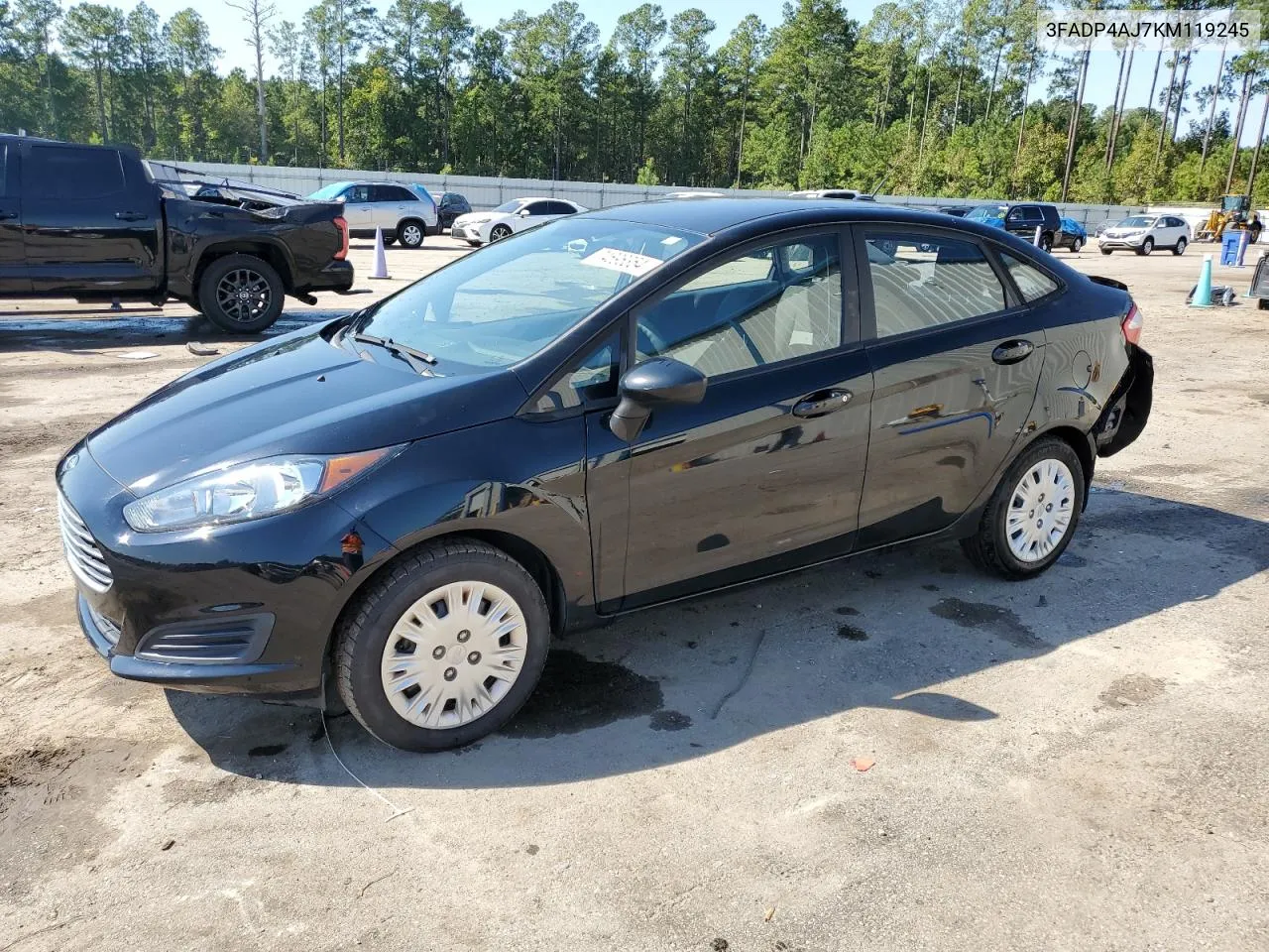 2019 Ford Fiesta S VIN: 3FADP4AJ7KM119245 Lot: 74696354