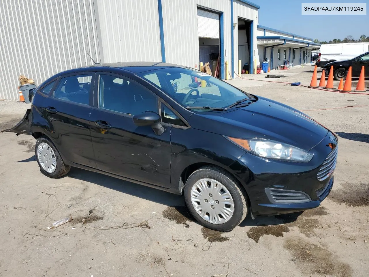 2019 Ford Fiesta S VIN: 3FADP4AJ7KM119245 Lot: 74696354