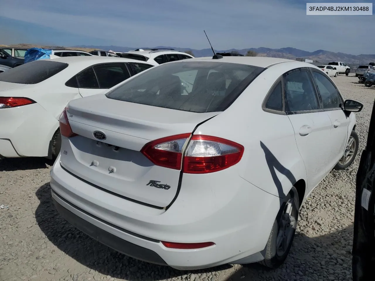 2019 Ford Fiesta Se VIN: 3FADP4BJ2KM130488 Lot: 75105364