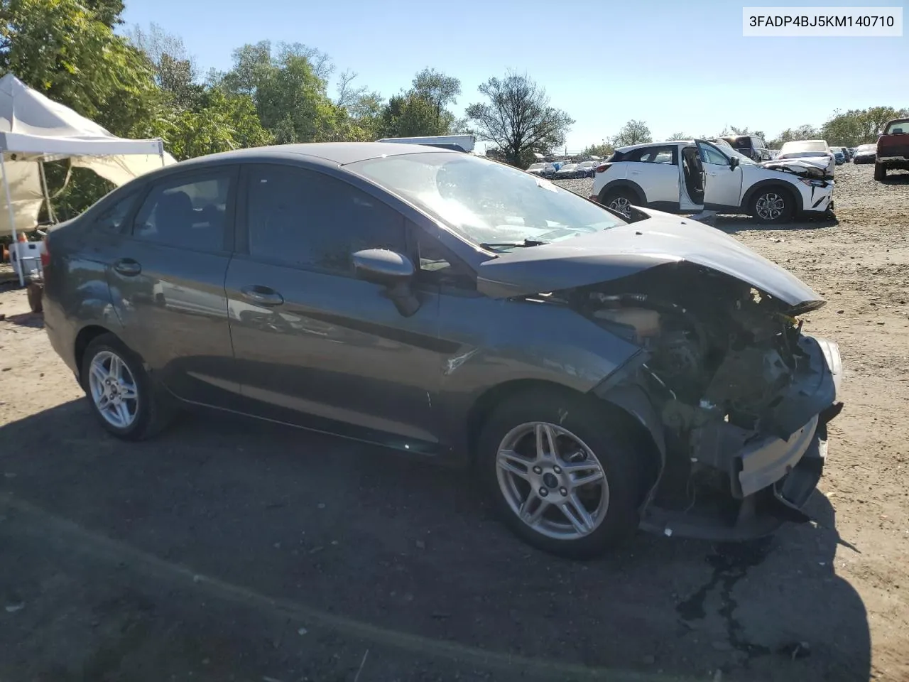 2019 Ford Fiesta Se VIN: 3FADP4BJ5KM140710 Lot: 75167384