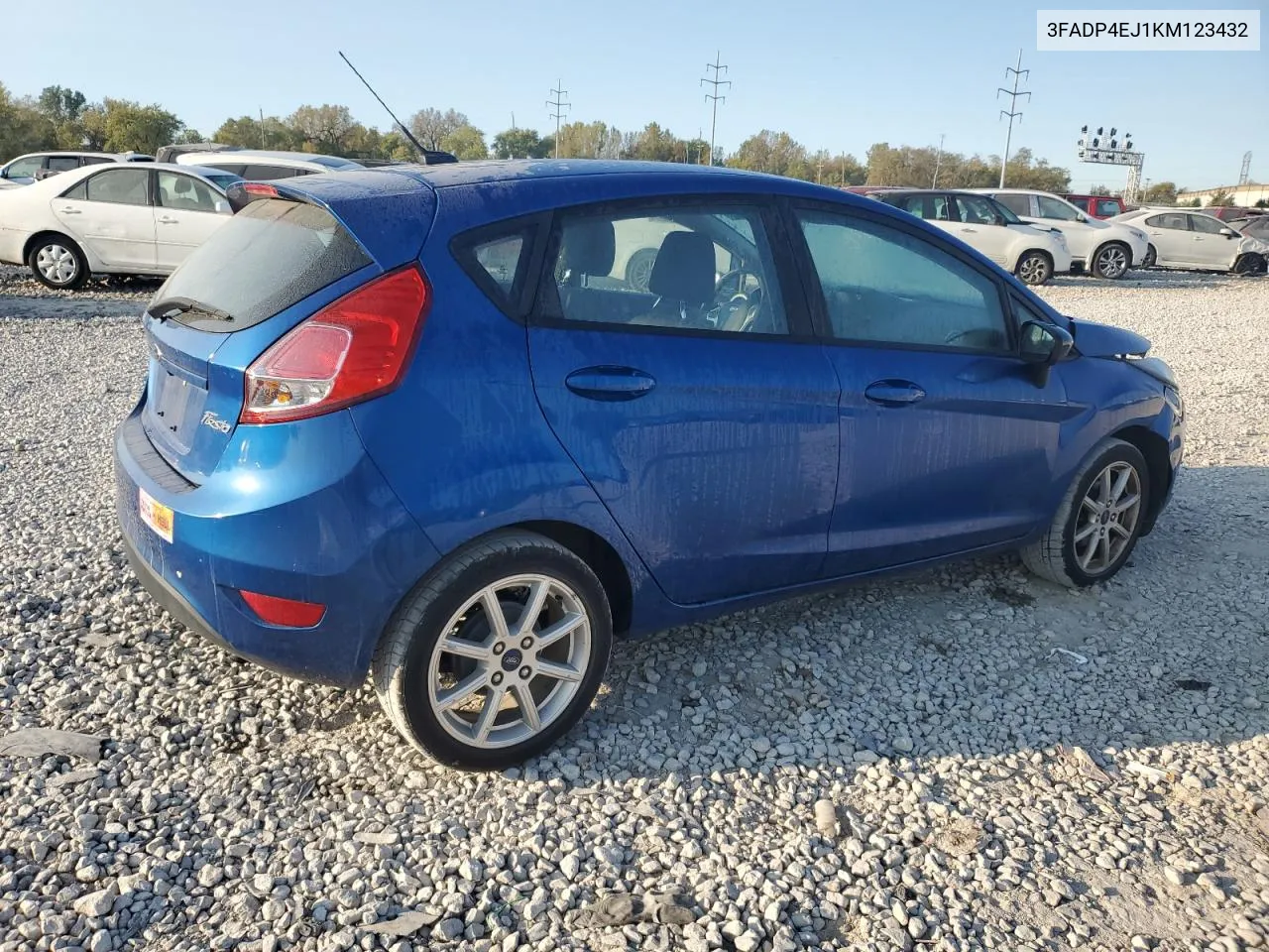 2019 Ford Fiesta Se VIN: 3FADP4EJ1KM123432 Lot: 75487704