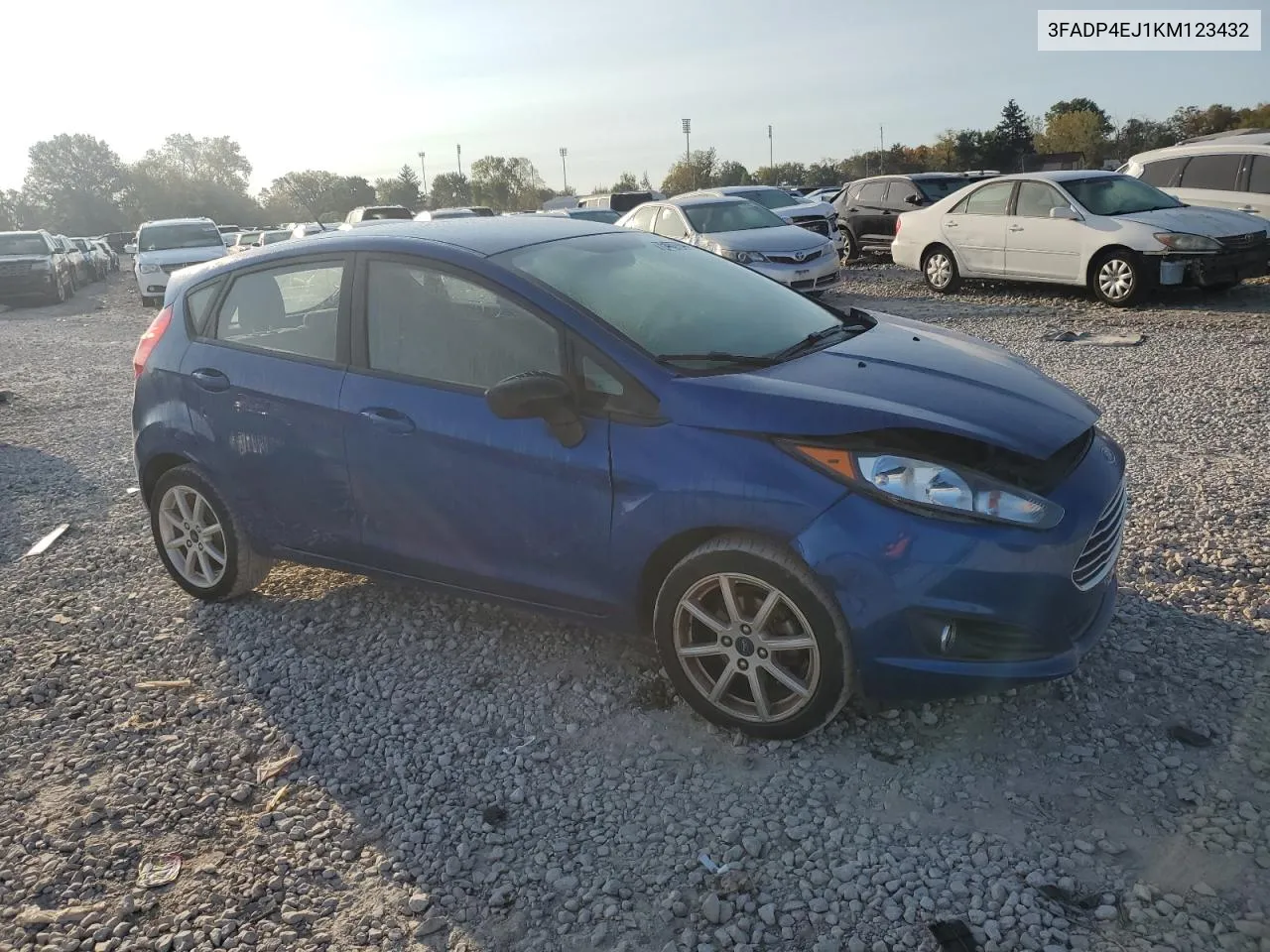 2019 Ford Fiesta Se VIN: 3FADP4EJ1KM123432 Lot: 75487704