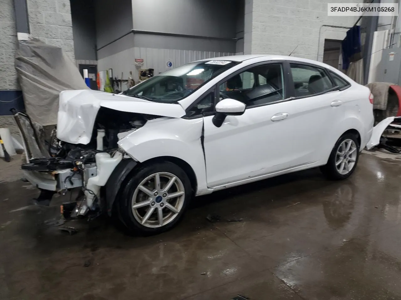 2019 Ford Fiesta Se VIN: 3FADP4BJ6KM105268 Lot: 75632294