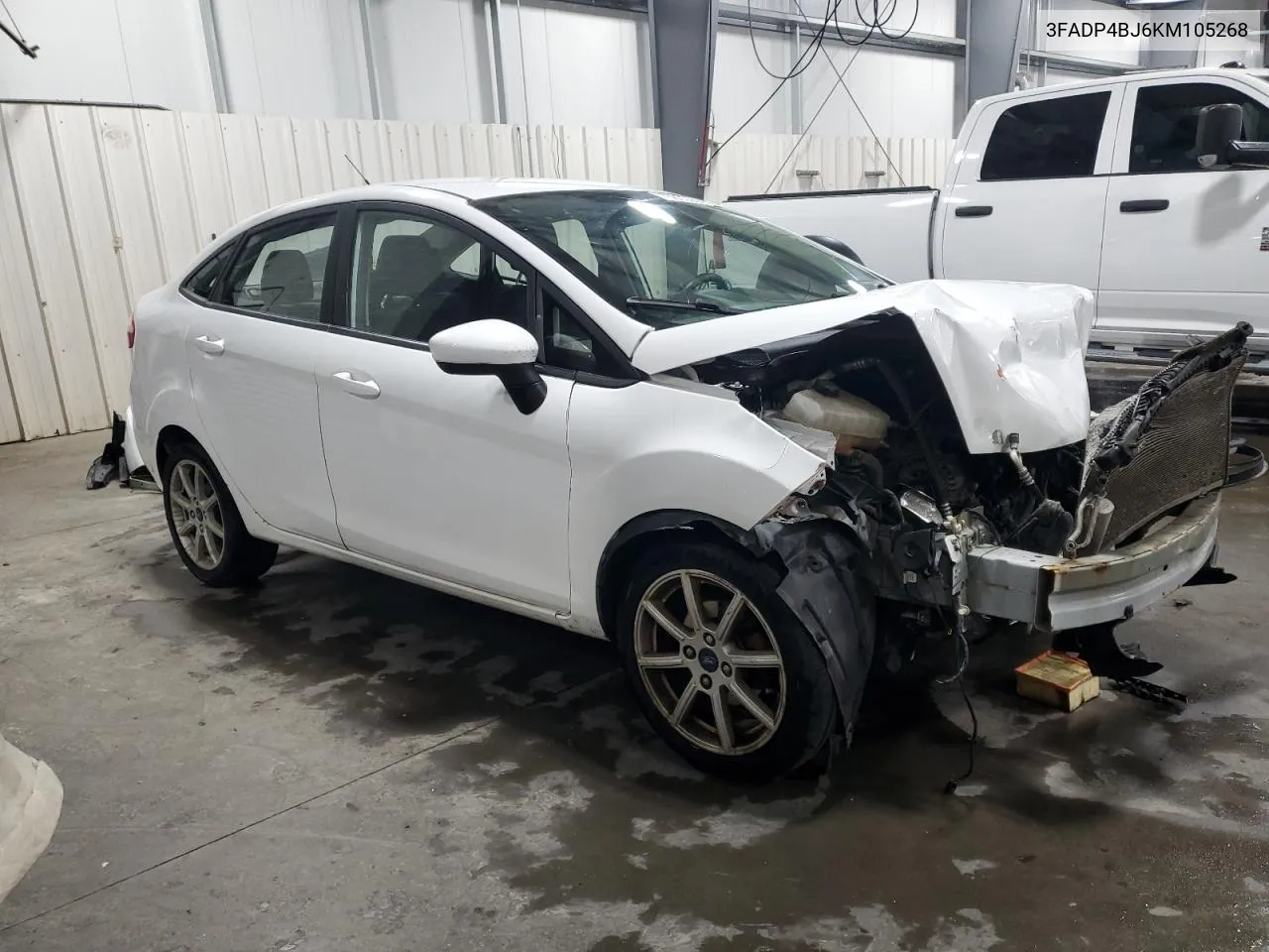 2019 Ford Fiesta Se VIN: 3FADP4BJ6KM105268 Lot: 75632294