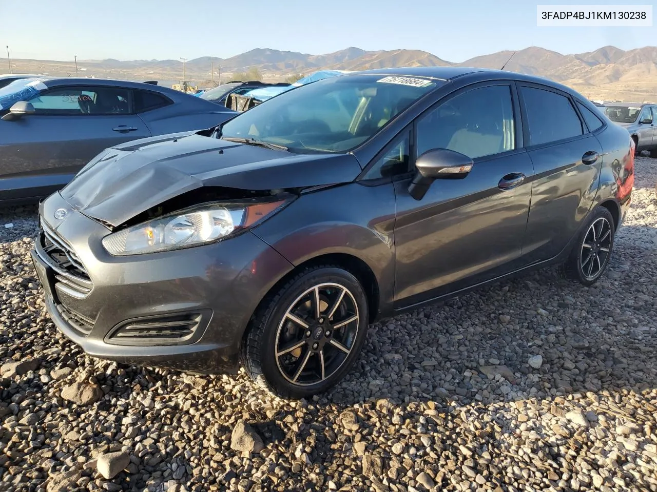 2019 Ford Fiesta Se VIN: 3FADP4BJ1KM130238 Lot: 75718684