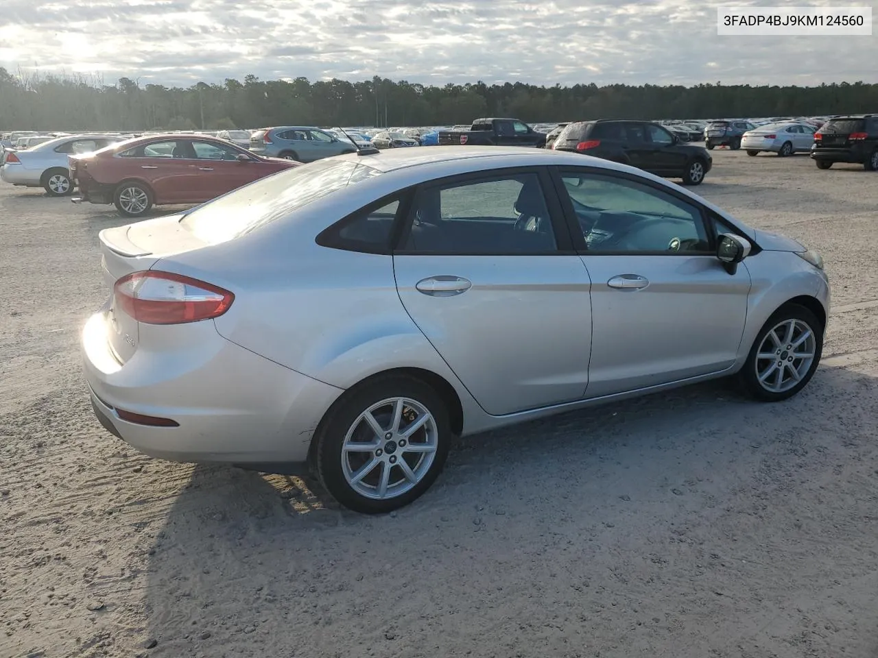 2019 Ford Fiesta Se VIN: 3FADP4BJ9KM124560 Lot: 76291554