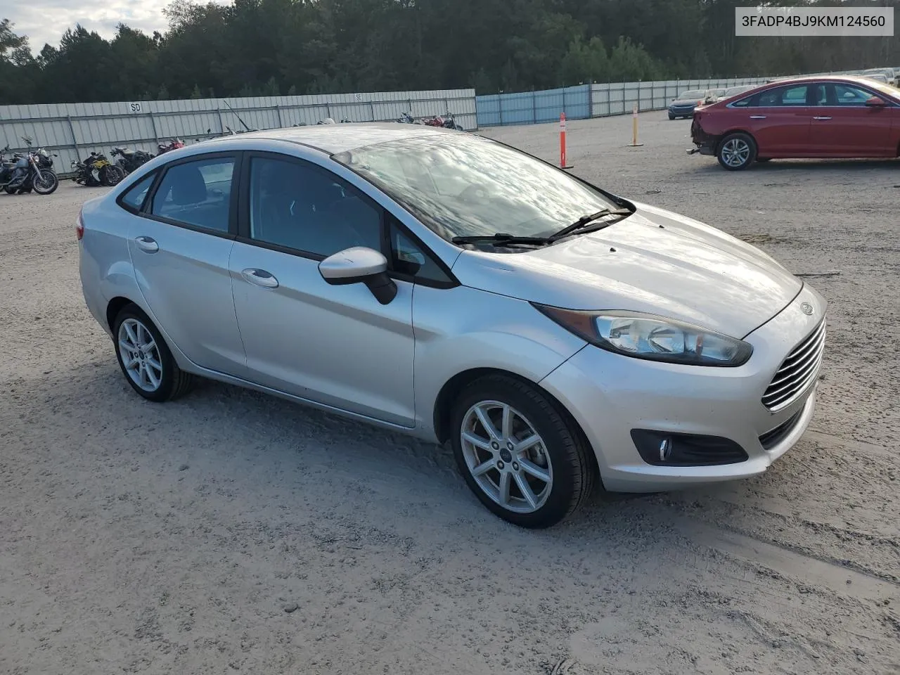 2019 Ford Fiesta Se VIN: 3FADP4BJ9KM124560 Lot: 76291554