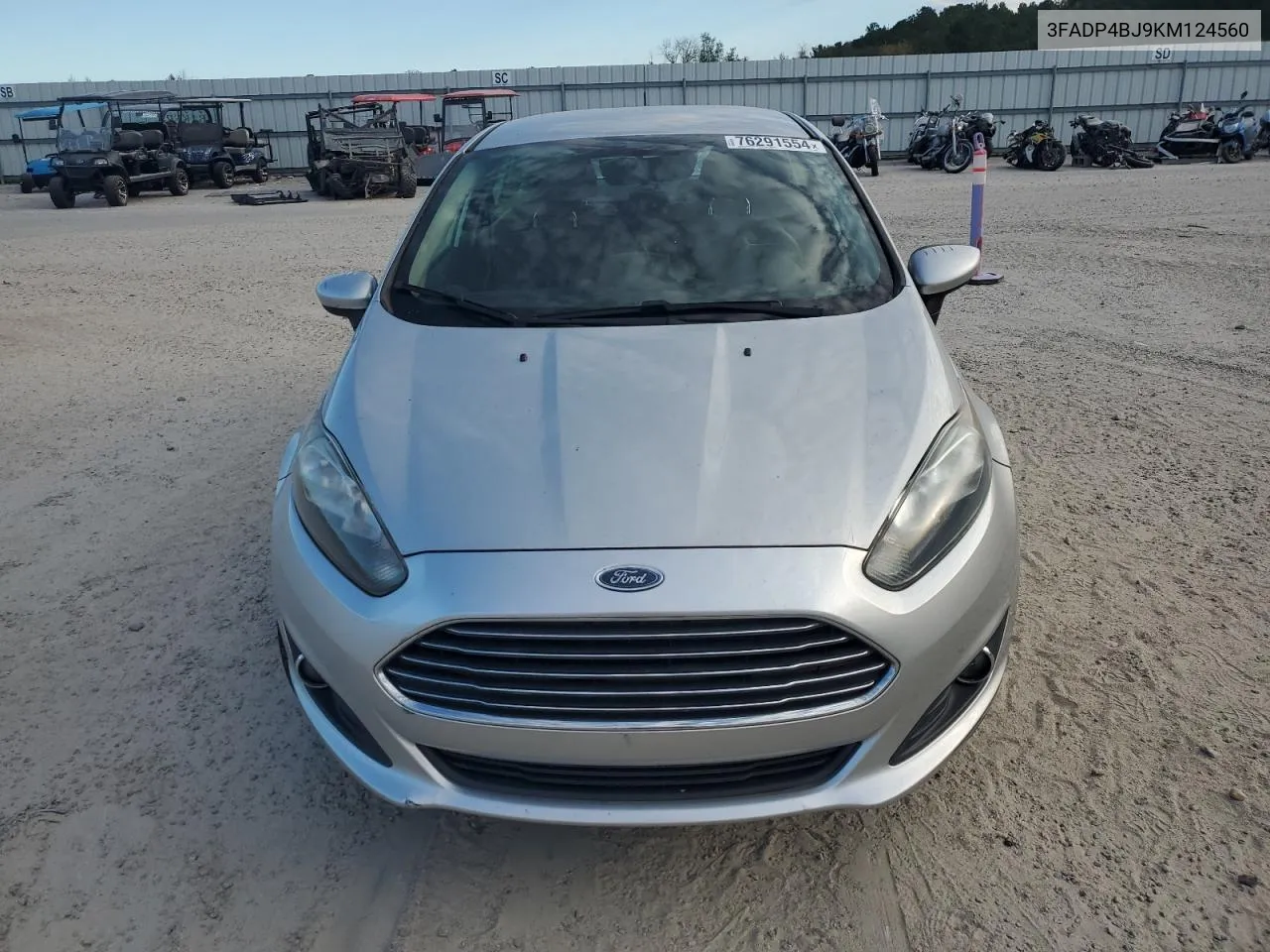 2019 Ford Fiesta Se VIN: 3FADP4BJ9KM124560 Lot: 76291554