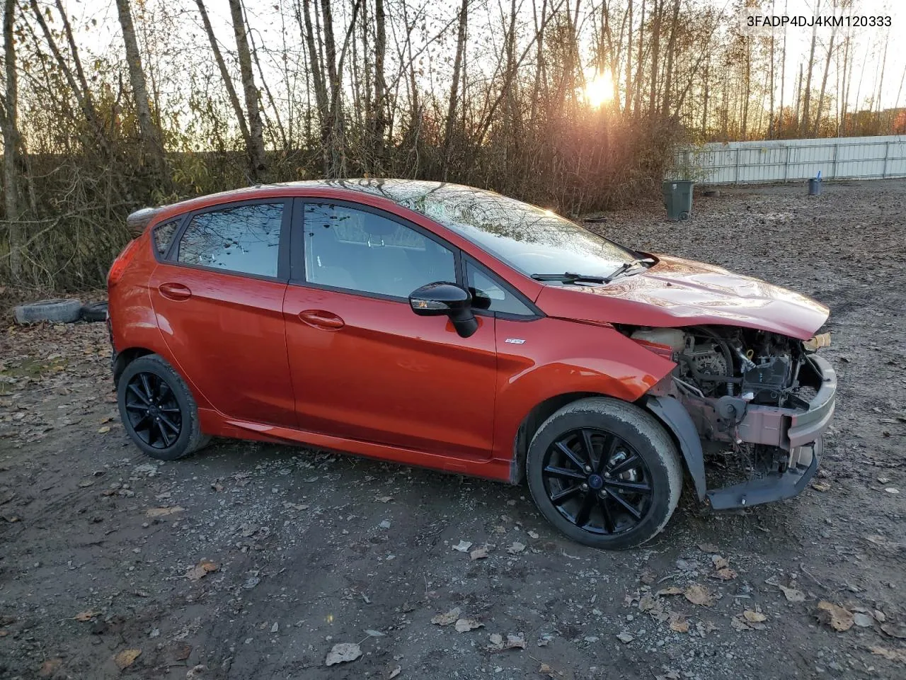 2019 Ford Fiesta St VIN: 3FADP4DJ4KM120333 Lot: 76621194