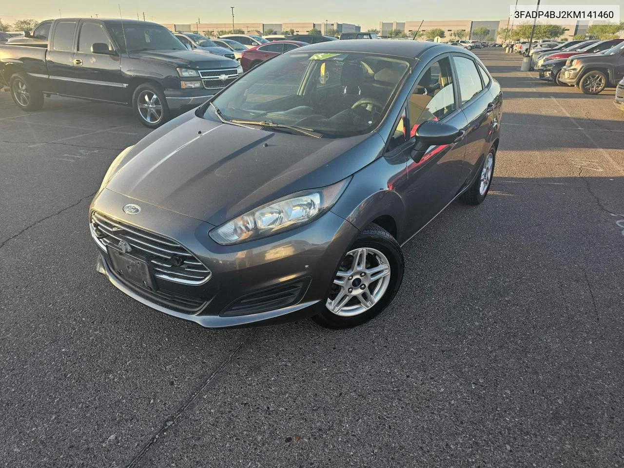 2019 Ford Fiesta Se VIN: 3FADP4BJ2KM141460 Lot: 76638974