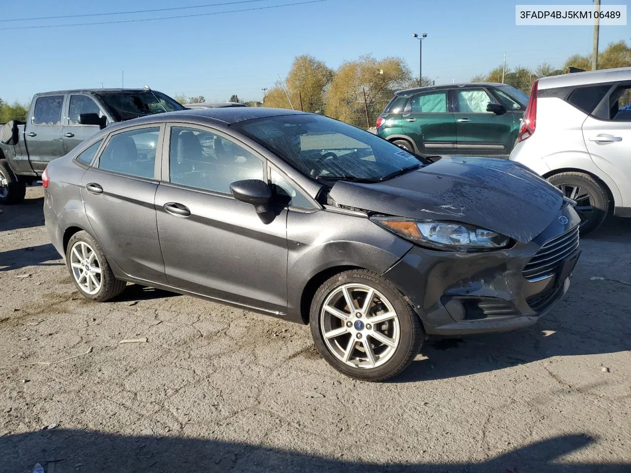 2019 Ford Fiesta Se VIN: 3FADP4BJ5KM106489 Lot: 76665764