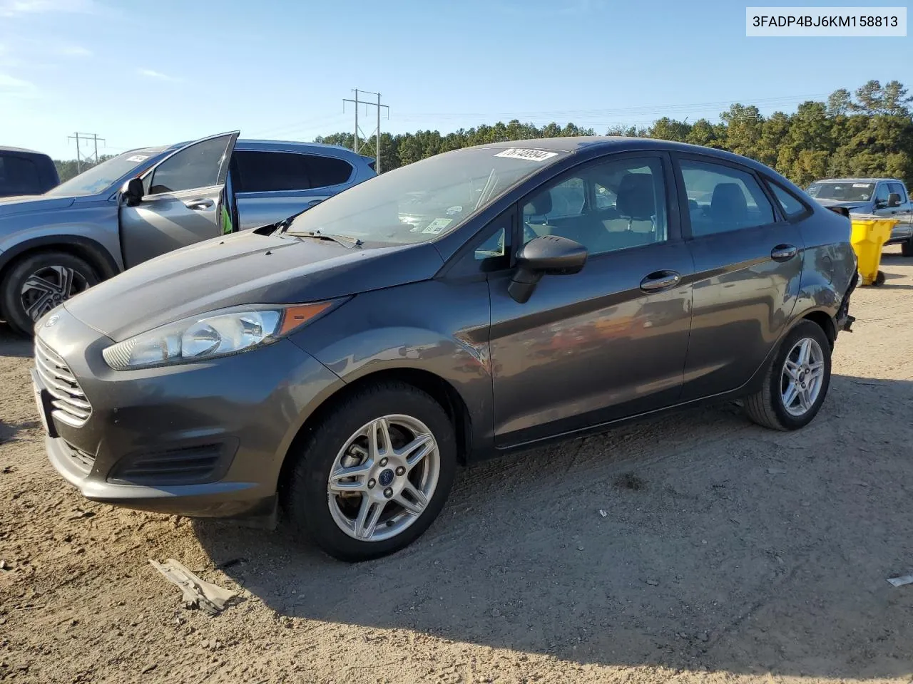 2019 Ford Fiesta Se VIN: 3FADP4BJ6KM158813 Lot: 76748994