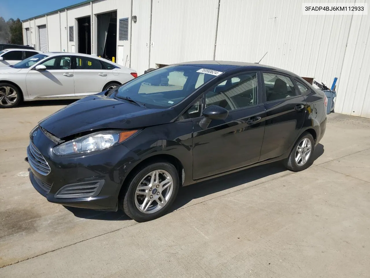 2019 Ford Fiesta Se VIN: 3FADP4BJ6KM112933 Lot: 76990624