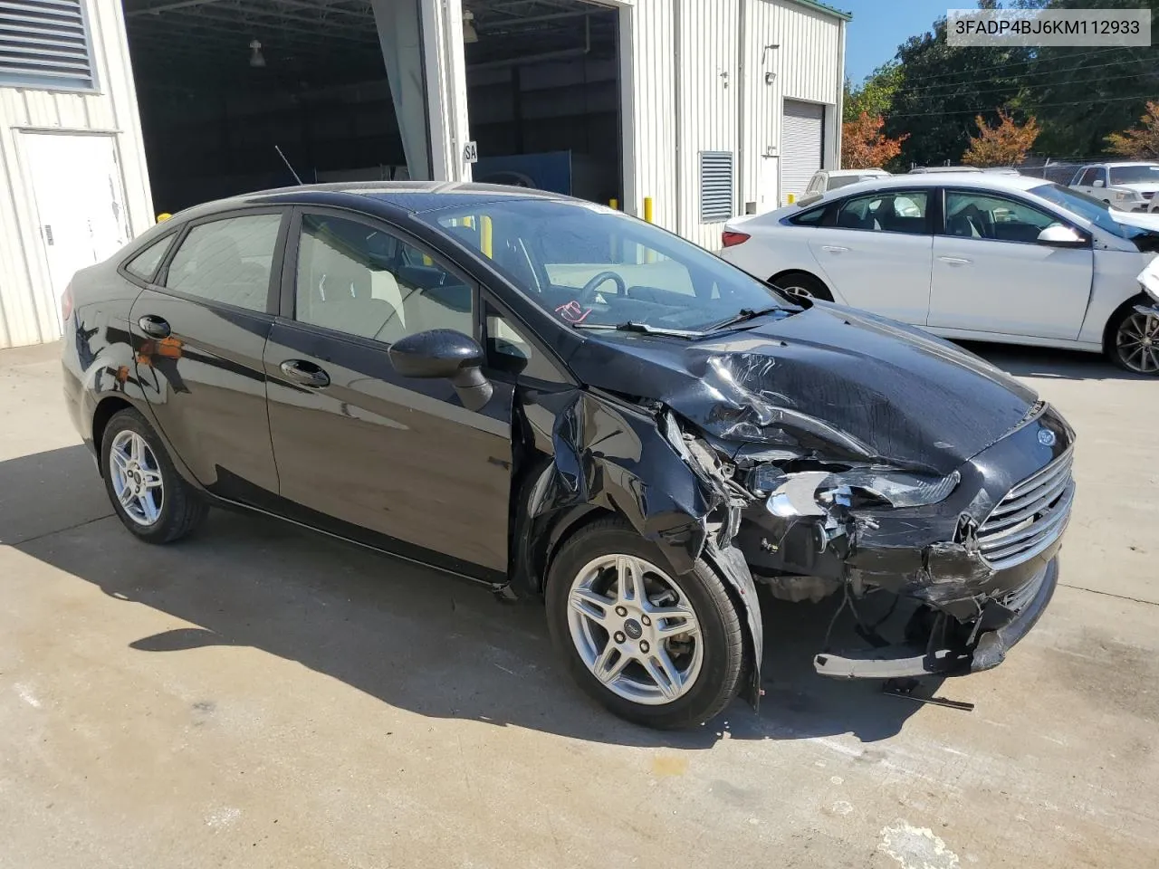 2019 Ford Fiesta Se VIN: 3FADP4BJ6KM112933 Lot: 76990624