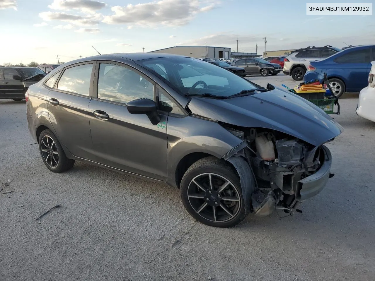 2019 Ford Fiesta Se VIN: 3FADP4BJ1KM129932 Lot: 77023974