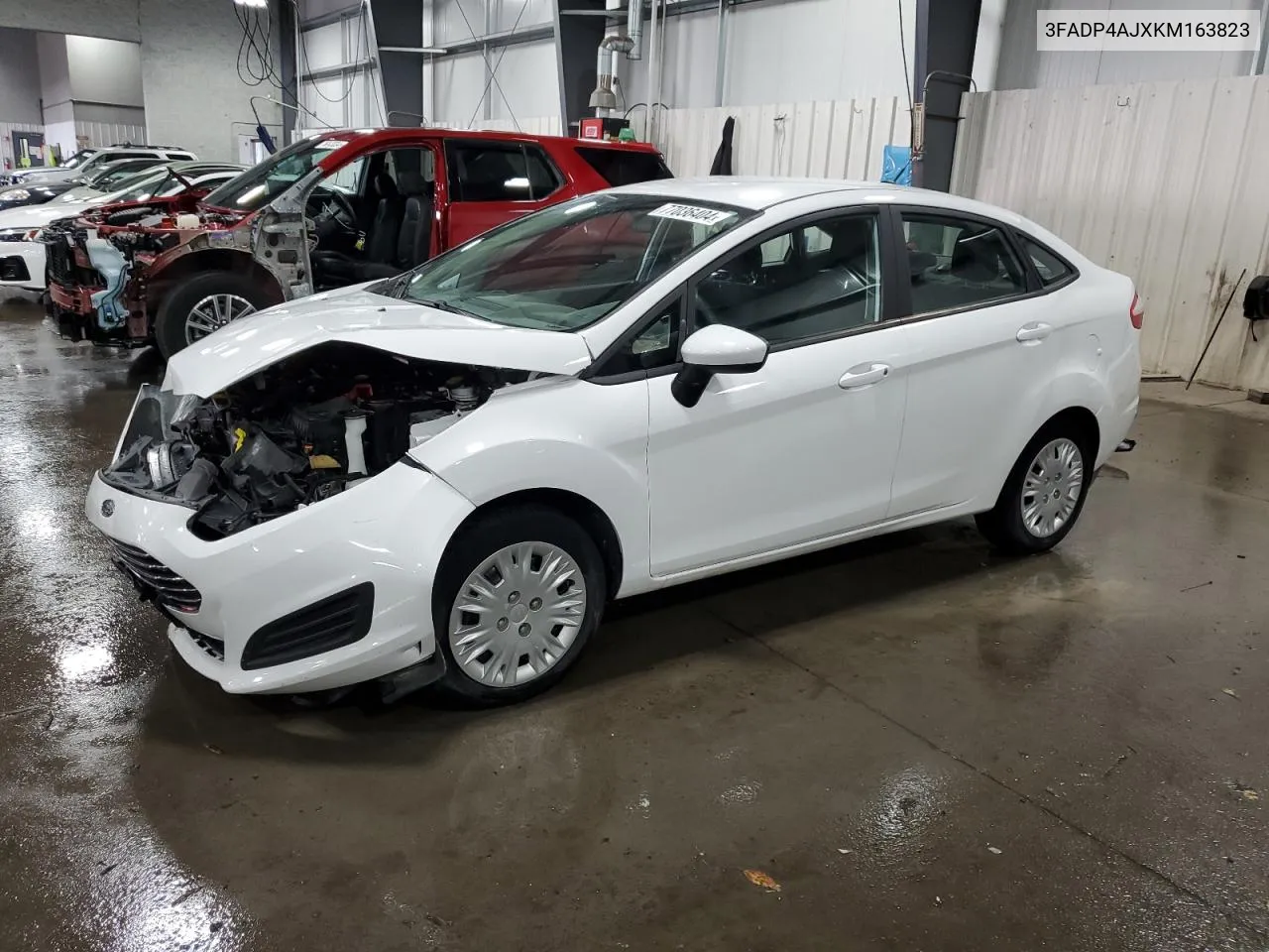 2019 Ford Fiesta S VIN: 3FADP4AJXKM163823 Lot: 77036404