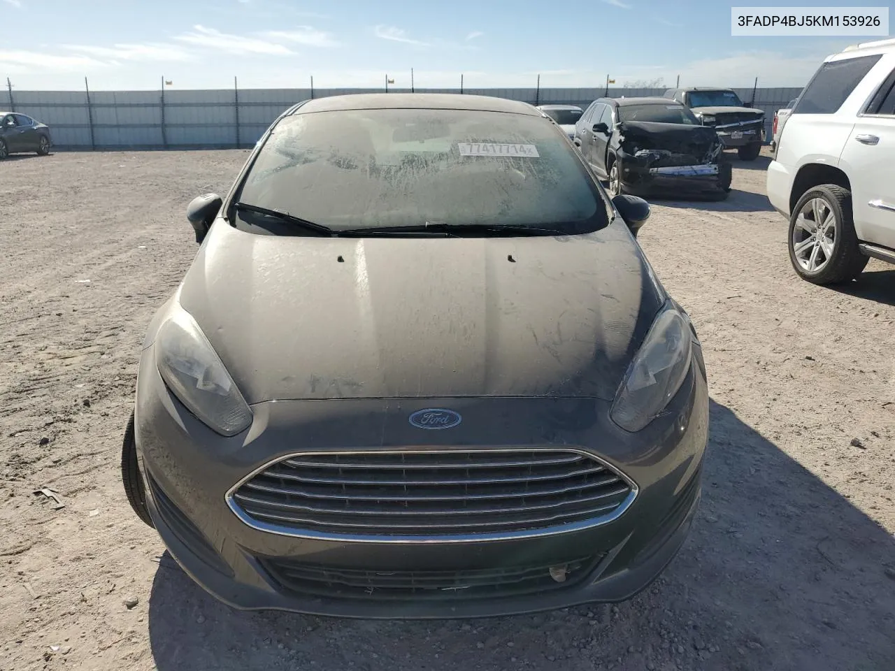 2019 Ford Fiesta Se VIN: 3FADP4BJ5KM153926 Lot: 77417714