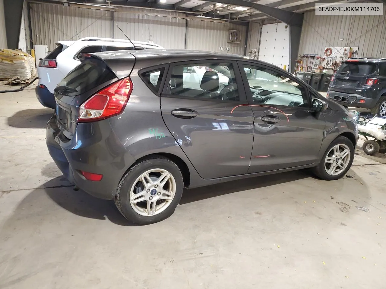 2019 Ford Fiesta Se VIN: 3FADP4EJ0KM114706 Lot: 77449394