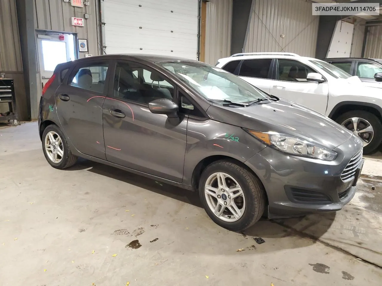 2019 Ford Fiesta Se VIN: 3FADP4EJ0KM114706 Lot: 77449394