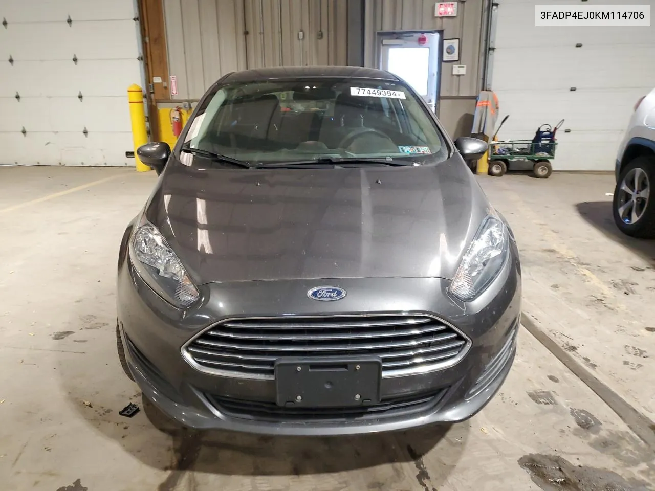 2019 Ford Fiesta Se VIN: 3FADP4EJ0KM114706 Lot: 77449394