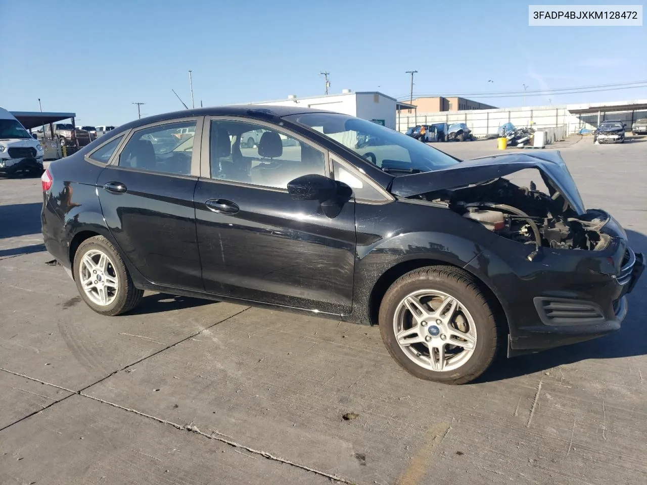 2019 Ford Fiesta Se VIN: 3FADP4BJXKM128472 Lot: 77711654