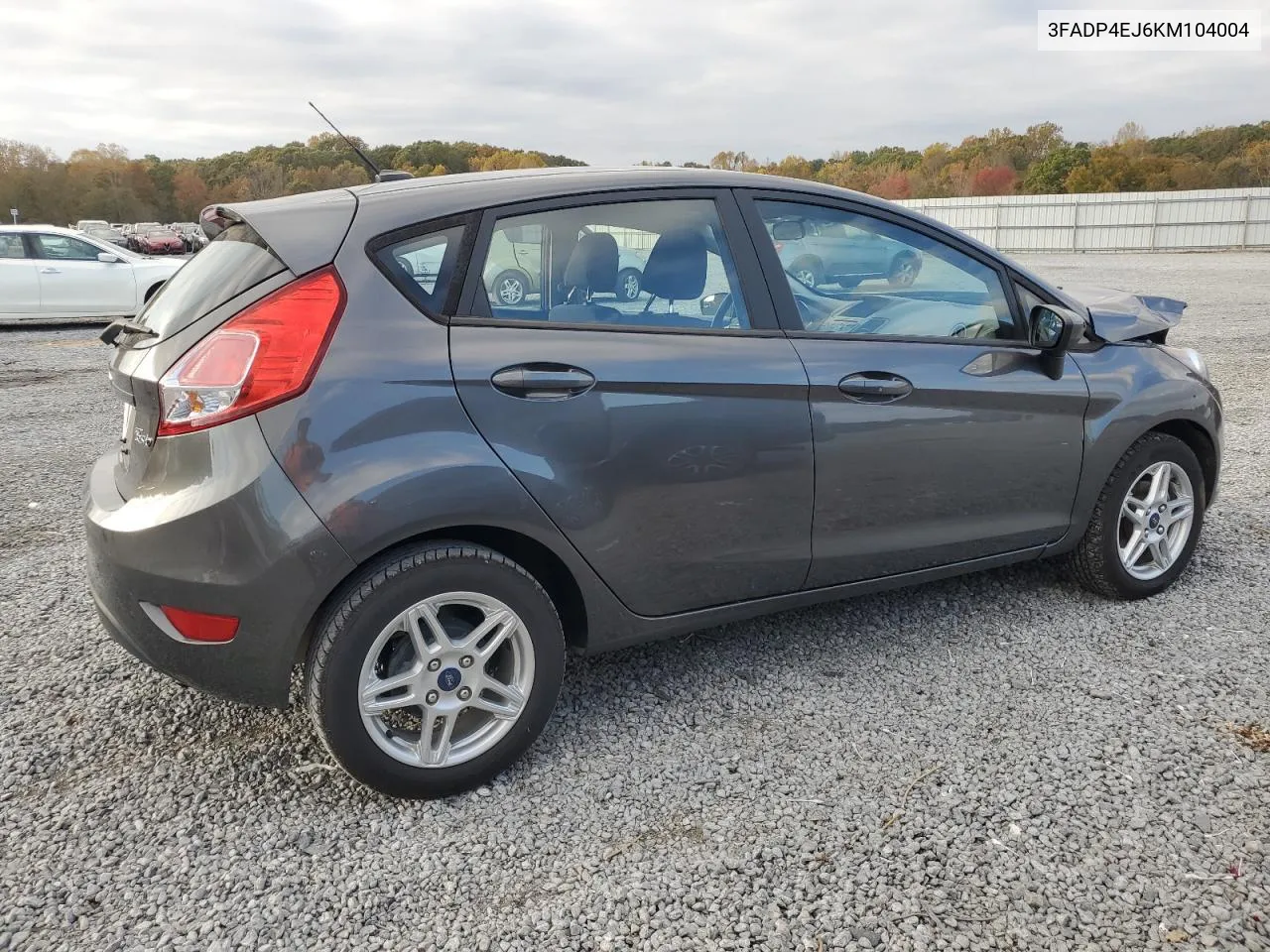 2019 Ford Fiesta Se VIN: 3FADP4EJ6KM104004 Lot: 78142894