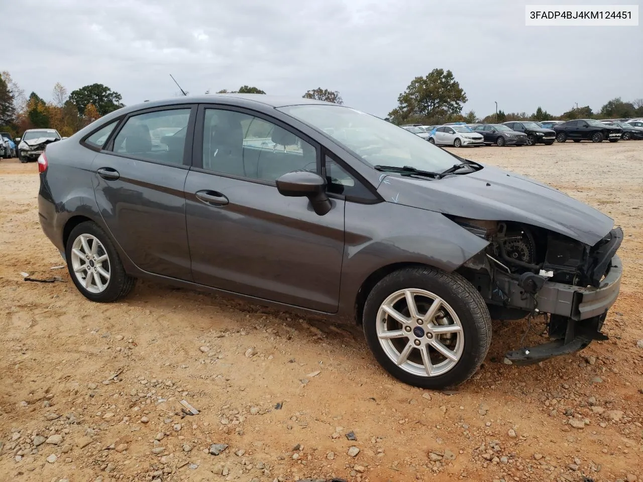 2019 Ford Fiesta Se VIN: 3FADP4BJ4KM124451 Lot: 78290014