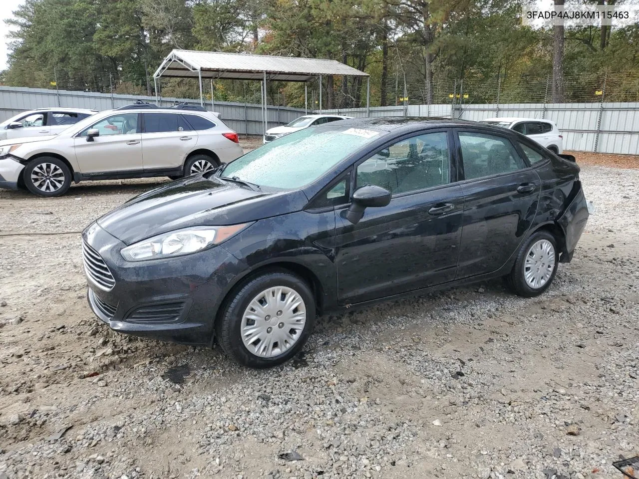 2019 Ford Fiesta S VIN: 3FADP4AJ8KM115463 Lot: 78462694