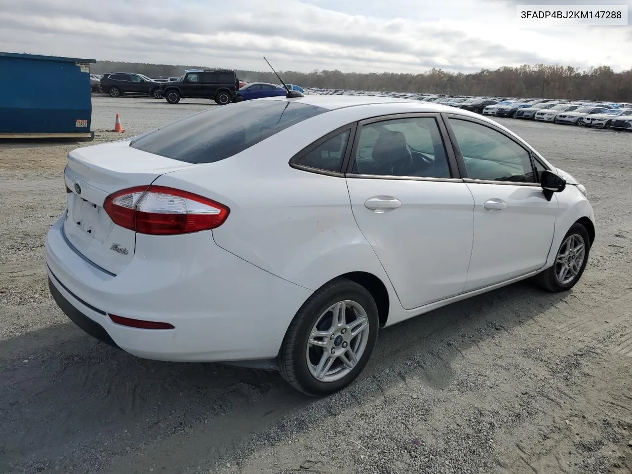 2019 Ford Fiesta Se VIN: 3FADP4BJ2KM147288 Lot: 78829664