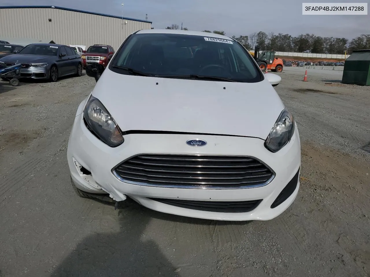 2019 Ford Fiesta Se VIN: 3FADP4BJ2KM147288 Lot: 78829664