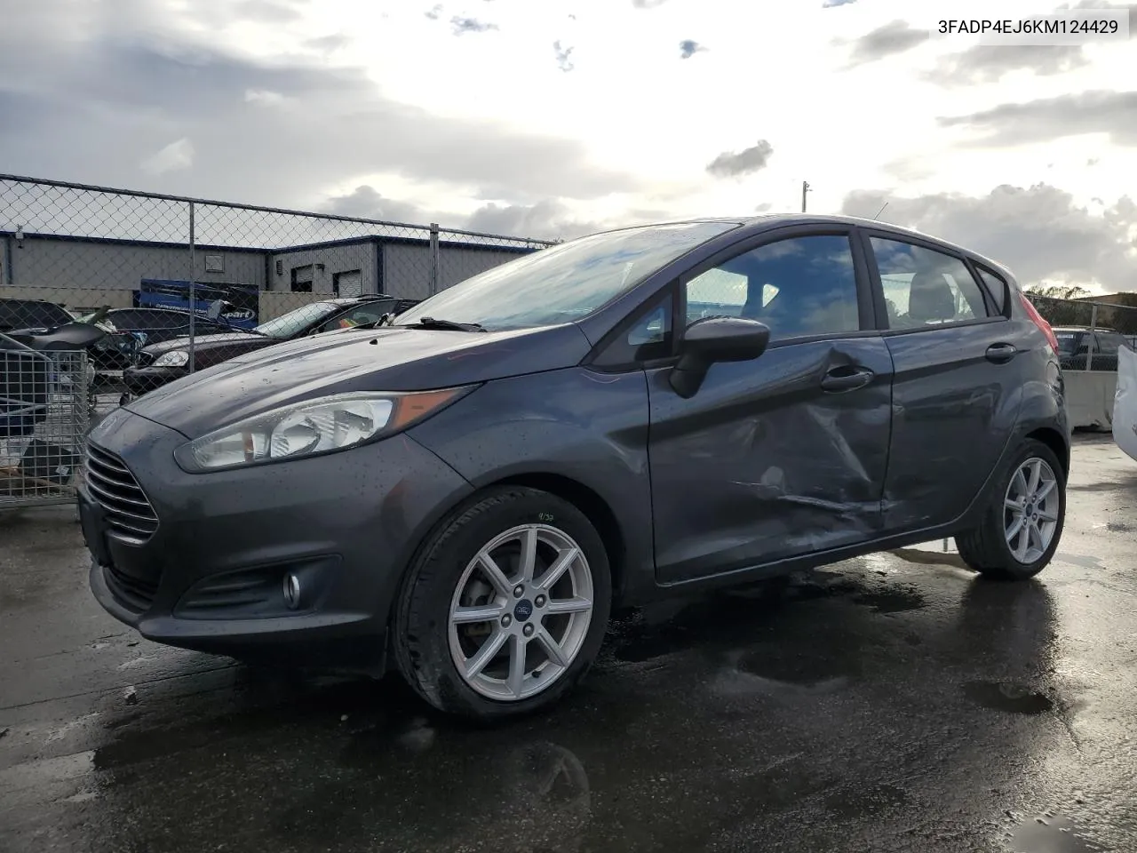 2019 Ford Fiesta Se VIN: 3FADP4EJ6KM124429 Lot: 78841464