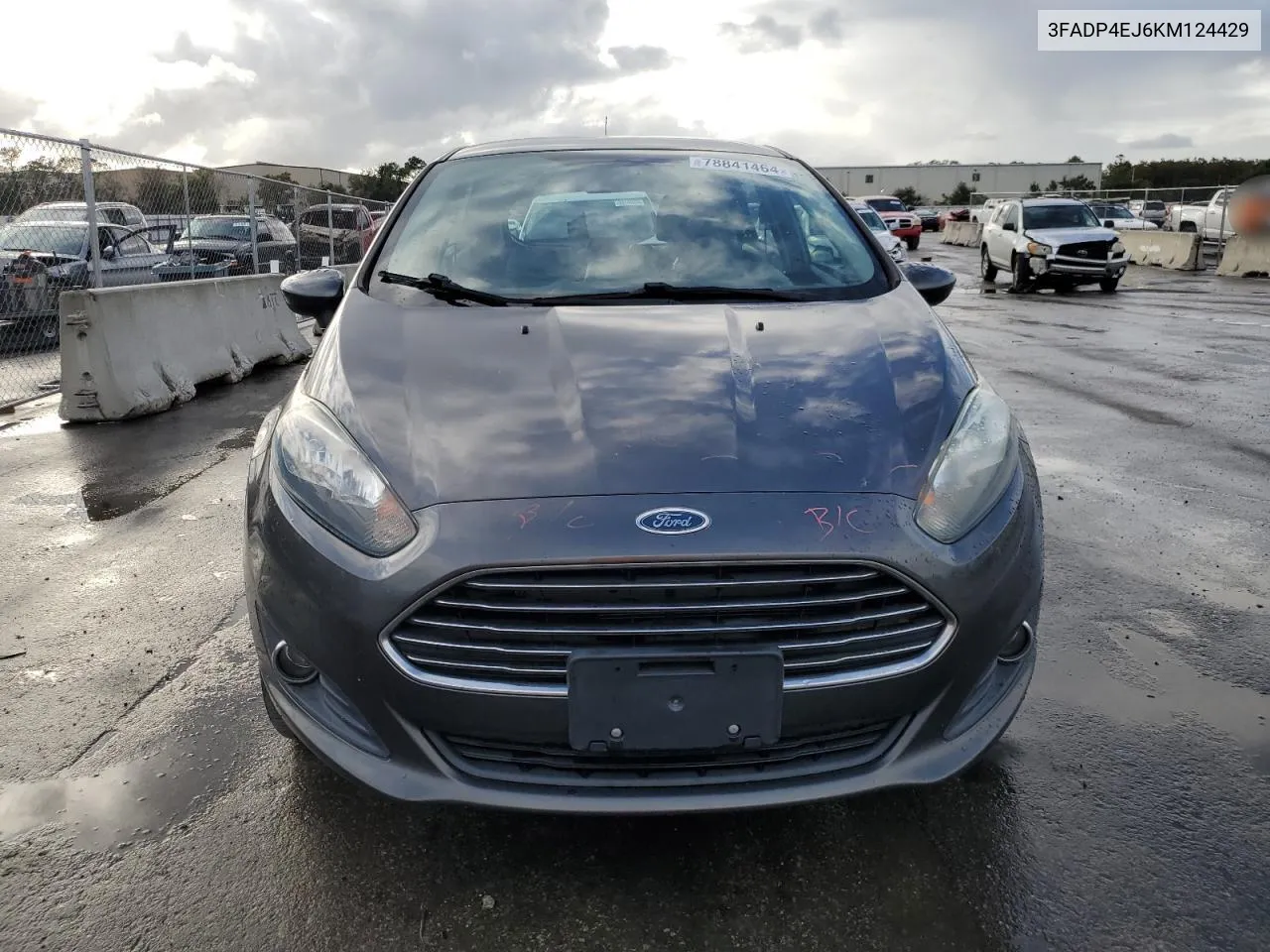 2019 Ford Fiesta Se VIN: 3FADP4EJ6KM124429 Lot: 78841464