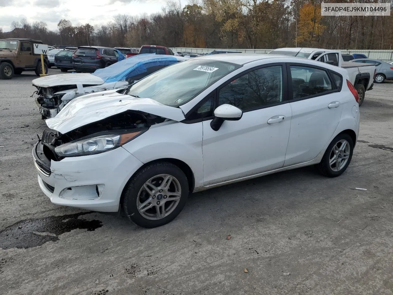 2019 Ford Fiesta Se VIN: 3FADP4EJ9KM104496 Lot: 78978554